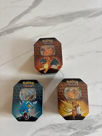 Pokemon x3 tin Hidden Fates