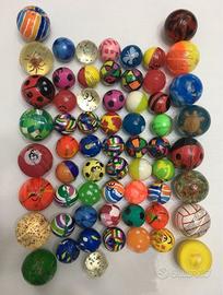 62 palle matte rimbalzine magiche da collezione