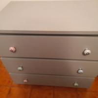 Mobile grigio 3 cassetti