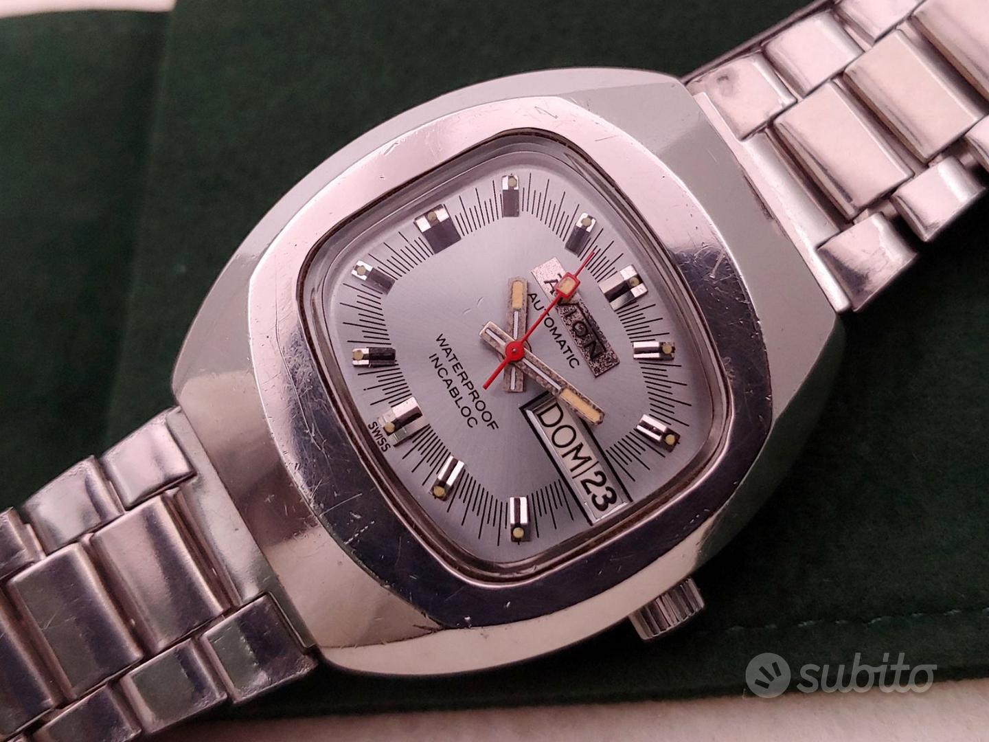 AVION AUTOMATICO ANNI 70 ETA 2789 Abbigliamento e Accessori