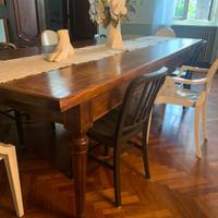 tavolo in legno per sala da pranzo 