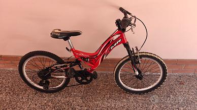 Mountain bike bambino 20" full suspension - rossa