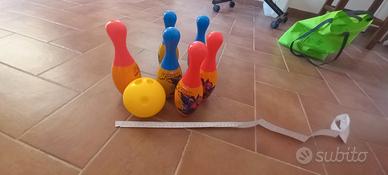 Set bowling con birilli Spiderman e palla