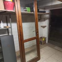 portà in legno doppio vetro