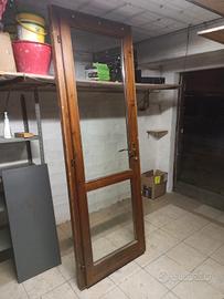 portà in legno doppio vetro