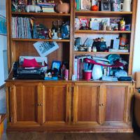 Libreria in legno massello