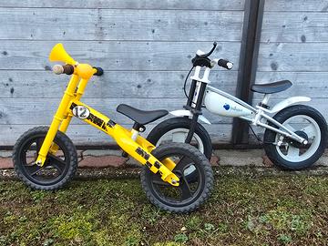 coppia di biciclettine bambino - bicicletta