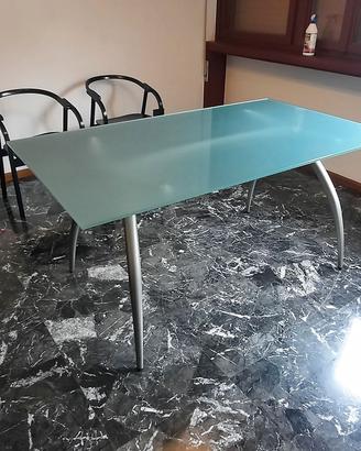 Tavolo Vetro Temprato Calligaris 160x85