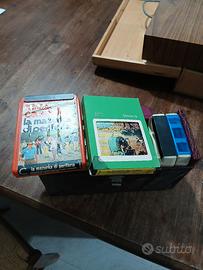 lettore stereo 8 com 30 cassette