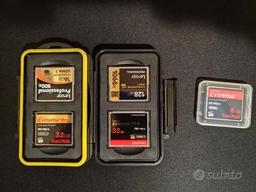 Memory CF + custodia impermeabile