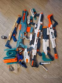 Lotto giocattoli blaster nerf e x-shot