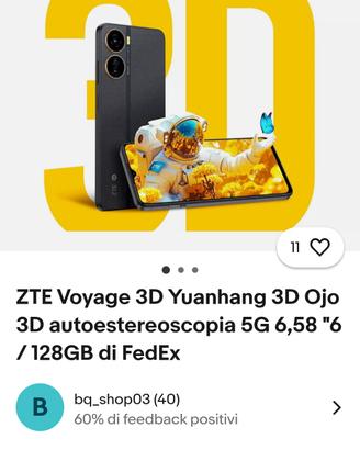Smartphone ZTE Voyage 3D 