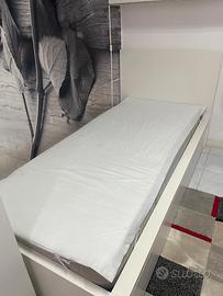 Letto singolo ikea bianco