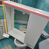 specchio bagno bianco
