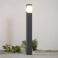 Lucande lampione Kiran, 100 cm, grigio, metallo