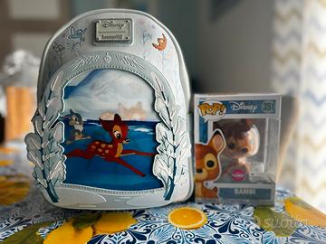 Zaino loungefly Bambi con pop flocked 3000 pezzi
