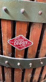 Torchio e botte in legno