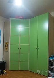 armadio con cabina armadio e scrivania