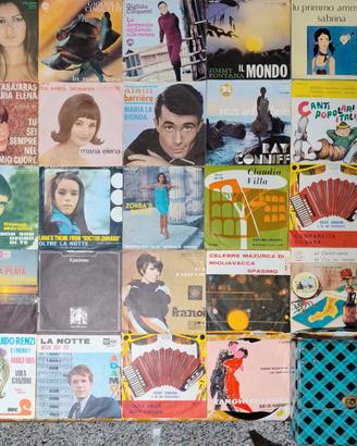 Raccolta dischi in vinile 45 giri anni 60/70