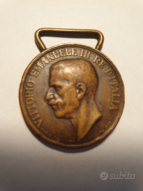 Medaglia in bronzo unita' d'Italia 1848-1918