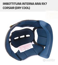 Imbottitura interna Arai RX7 Corsair NUOVA.