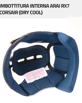 Imbottitura interna Arai RX7 Corsair NUOVA.