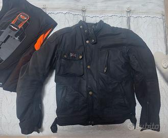 Merlin Barton, giacca cerata moto, taglia S