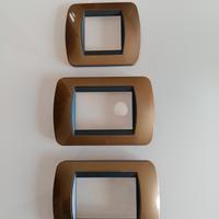 Placca in metallo per living Light BTicino 