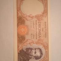 banconota da 10.000 lire.