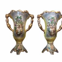 Coppia Vasi Capodimonte