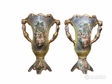 Coppia Vasi Capodimonte