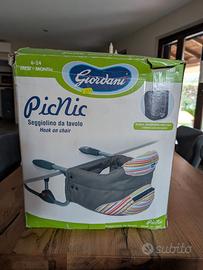 Seggiolino da tavolo per bambini