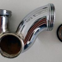 Gomito sifone a "s" in ottone