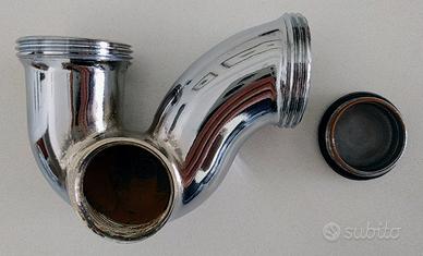 Gomito sifone a "s" in ottone