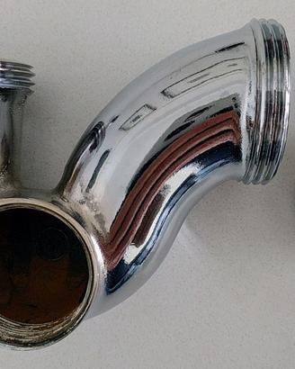 Gomito sifone a "s" in ottone