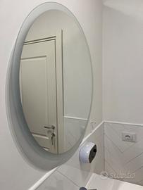 Specchio rotondo led