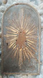antico sportello sacro  dipinto 