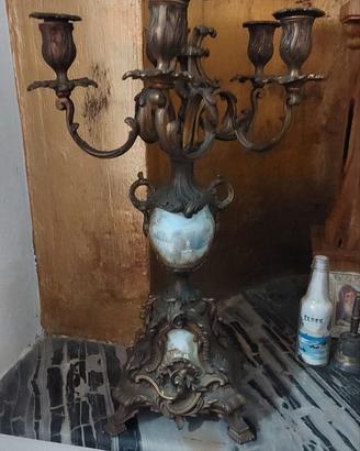 Candelabro in bronzo