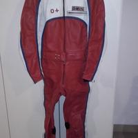 Tute in pelle per moto anni 80 a 110 € (2 tute)