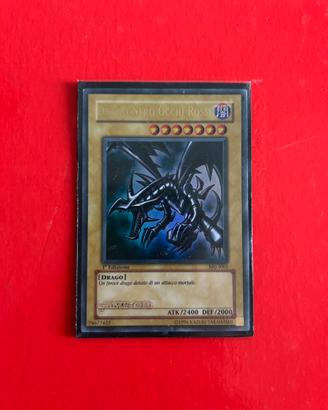 Drago Nero Occhi Rossi