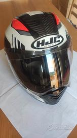 CASCO MOTO HJC F70 M CARBON KESTA RED