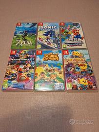 Giochi Switch: Zelda-Sonic-Mario-Animal Crossing