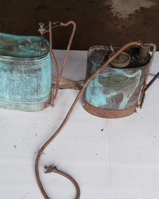 pompe irroratrici a spalla in rame marca volpi