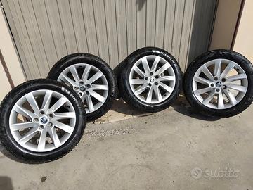 Cerchi lega con gomme invernali+estive Skoda Vw