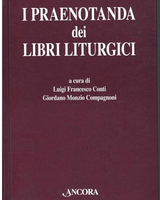 I Praenotanda dei ibri liturgici