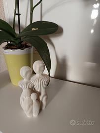 Statuette famiglia Mamma Papà figli bambini