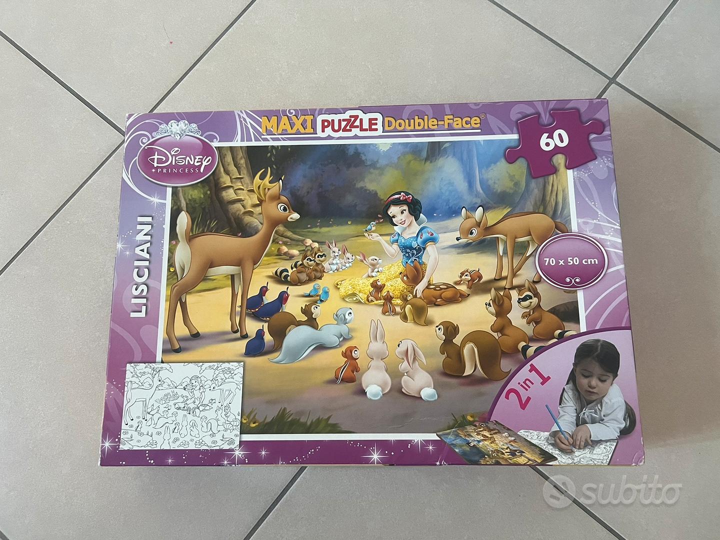 Maxi Puzzle Disney Biancaneve Lisciani DoubleFace - Tutto per i bambini In  vendita a Parma