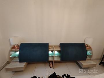 Testata letto moderna Soffio Giessegi 