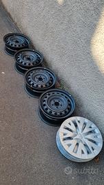 Nuovi 4 Cerchi 15" Toyota Yaris con 4 coppe origin