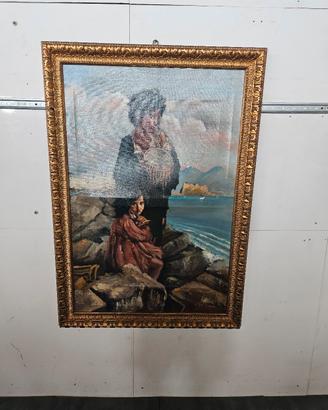 Copia dipinto i miei figli clemente Tafuri
